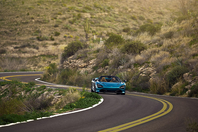 Essai Mclaren 720s Spider étoile Filante 2019 Moniteur