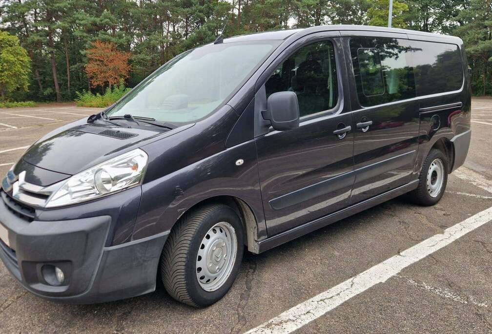 Citroen 2.0 HDI, dubbel cabine met schuifdeuren, navigatie,