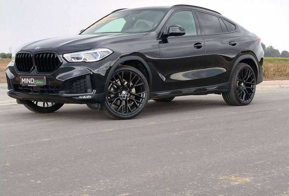 BMW X6 3.0 dAS xDrive30 Hybrid - Jantes 22 -  1ier main  - Carplay - Cuir- Laser - Auto -  cam 360°