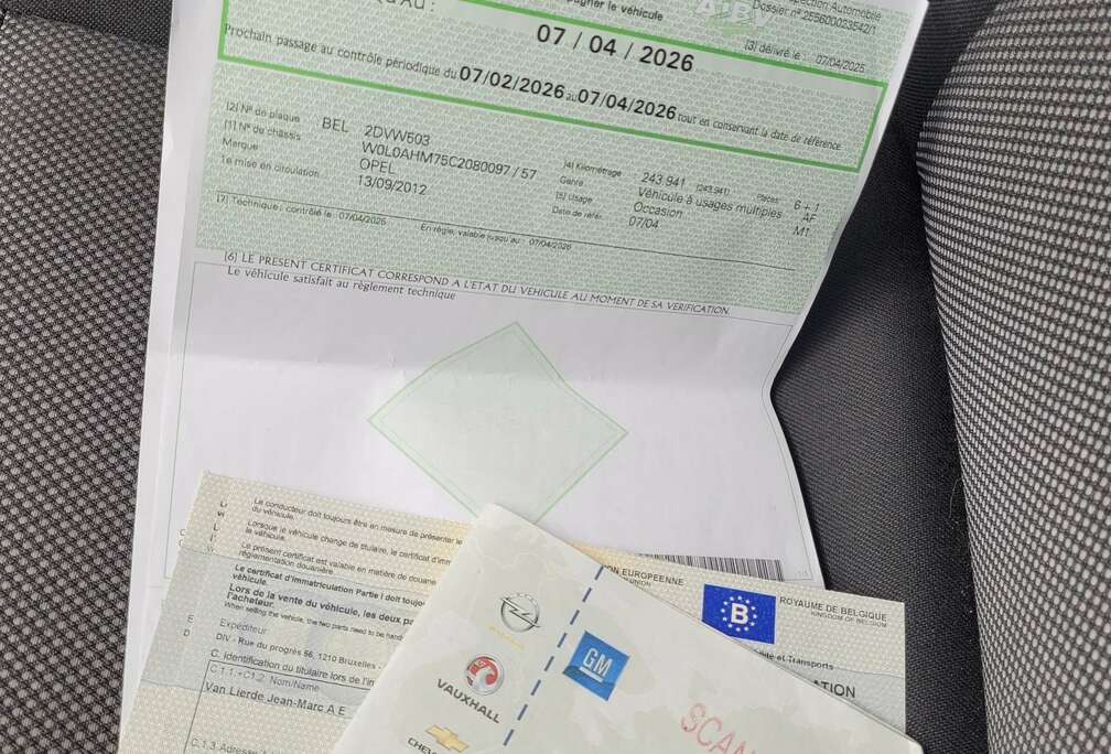 Opel Opel zafira 7 places 1.7cdti eco. impeccable