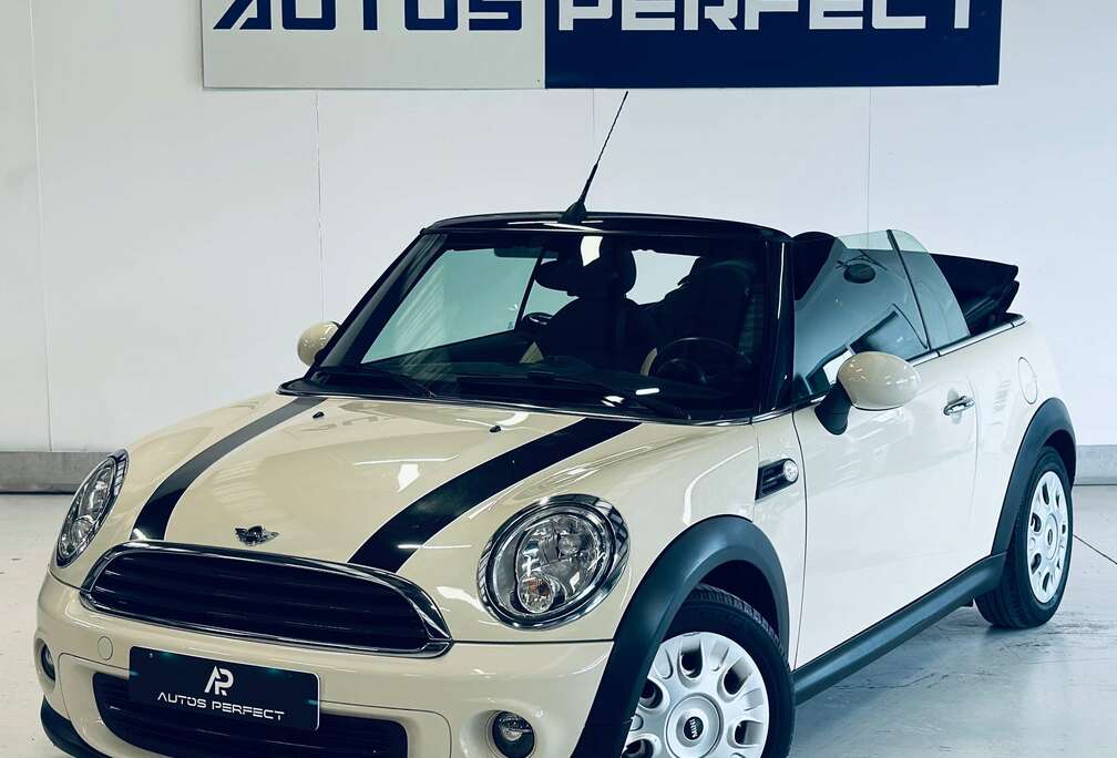 MINI 1.6i CABRIOLET PDC CUIR PARTIEL START STOP