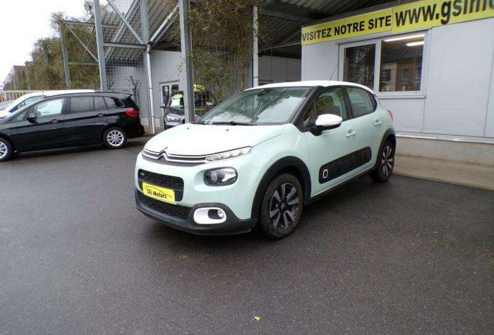 Citroen 1.2i 82cv Verte 04/17 Airco GPS USB Bluetooth Radi