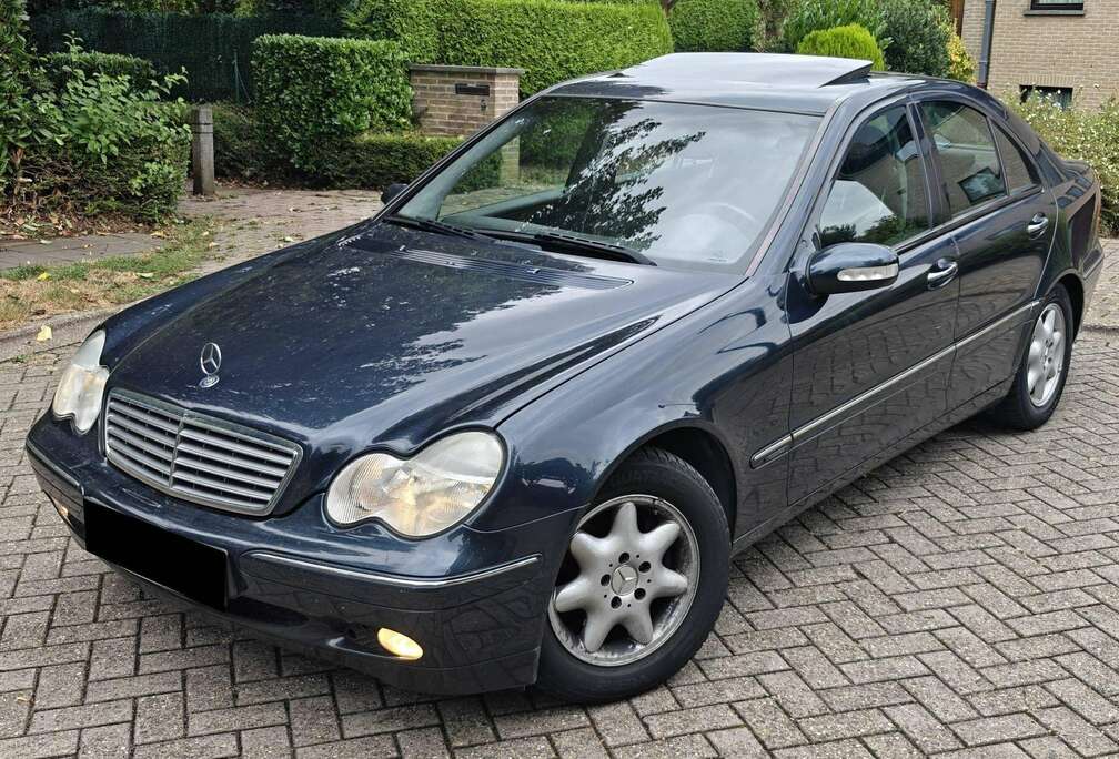 Mercedes-Benz C180K Elegence Automatique 2003 Cuir Clim To 119Km CT BLANCO Euro 4