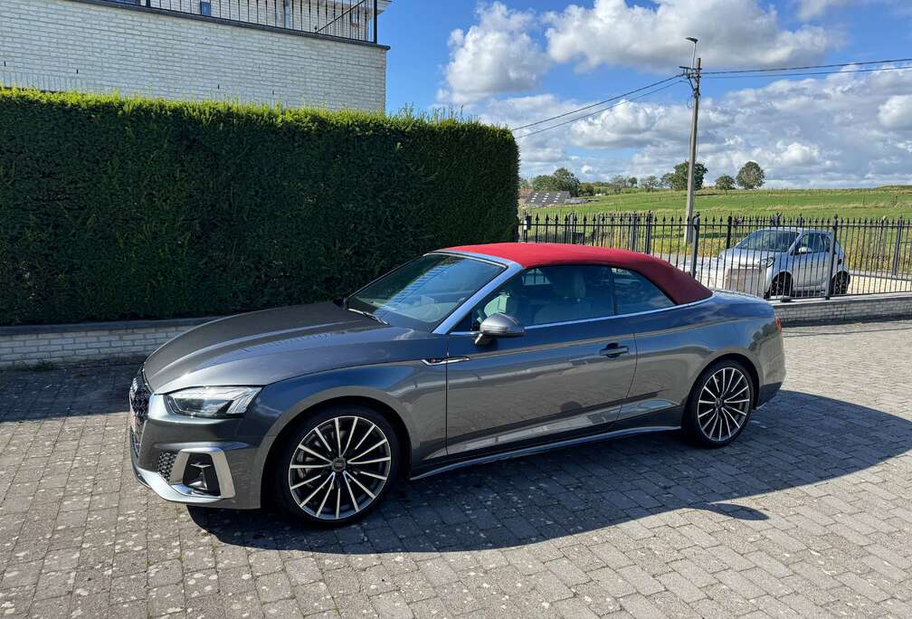 Audi A5 Cabriolet S-line 35 TFSI - Warranty 07/2027 - B&O/360 Camera/CeramicPro