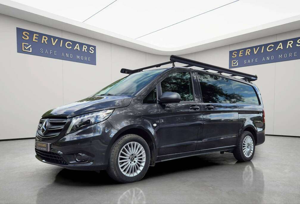 Mercedes-Benz @ SERVICARS WAREMME - Mercedes-Benz Vito 124 CDI 9GTr Perf.T. -  35.942 HTVA - Garantie 12 mois