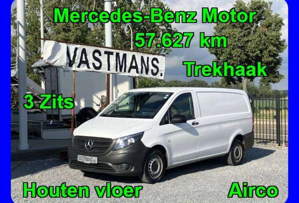 Mercedes-Benz 17.750€ + BTW / Mercedes Motor 1.950 cc / Trekhaak / Lang A2 / Houten vloer / Multifunctioneel stuur
