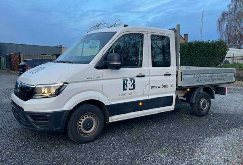 3.180 Dubbel Cabine 7PL,  3.5T Laadbak/Pritsche 94900km! 1Owner