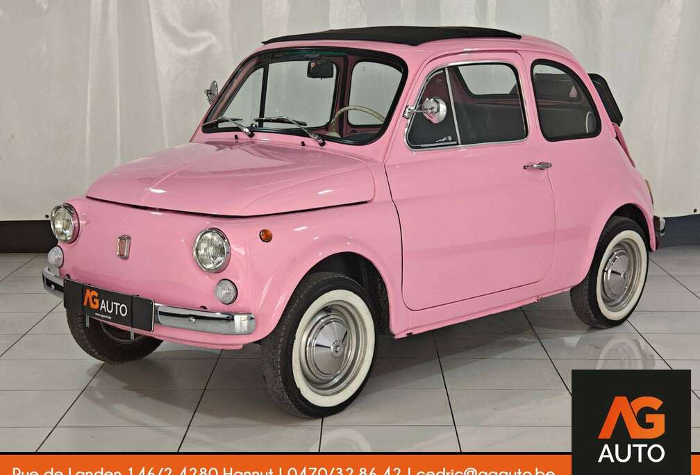 Fiat * Restaurée * Rose * 62000km