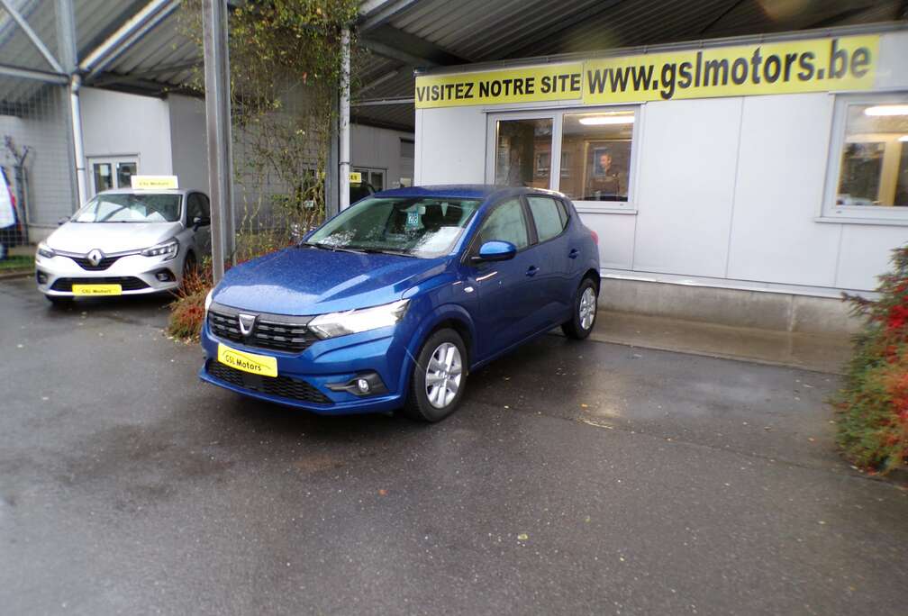 Dacia 1.0i SCe 67cv Bleu 09/21 71.891km Airco GPS Cruise