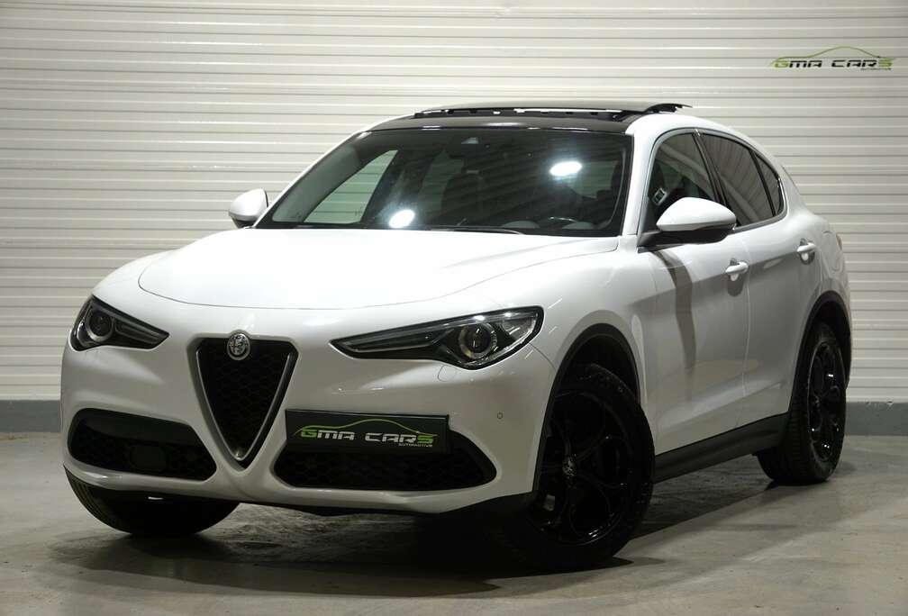 Alfa Romeo Stelvio 2.0 T AWD Super Aut-Navi-Airco-PDC-Cam-Leder-Pano-Garantie