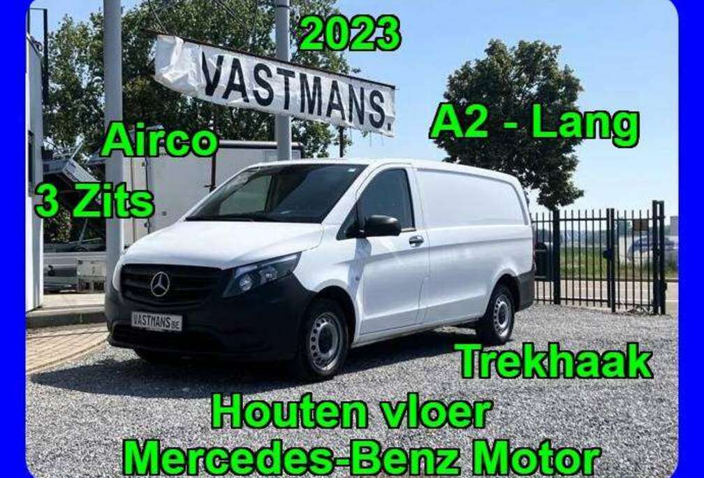 Mercedes-Benz 17.500€ + BTW / Mercedes Motor 1.950 cc / Trekhaak / Lang A2 / Houten vloer / Multifunctioneel stuur