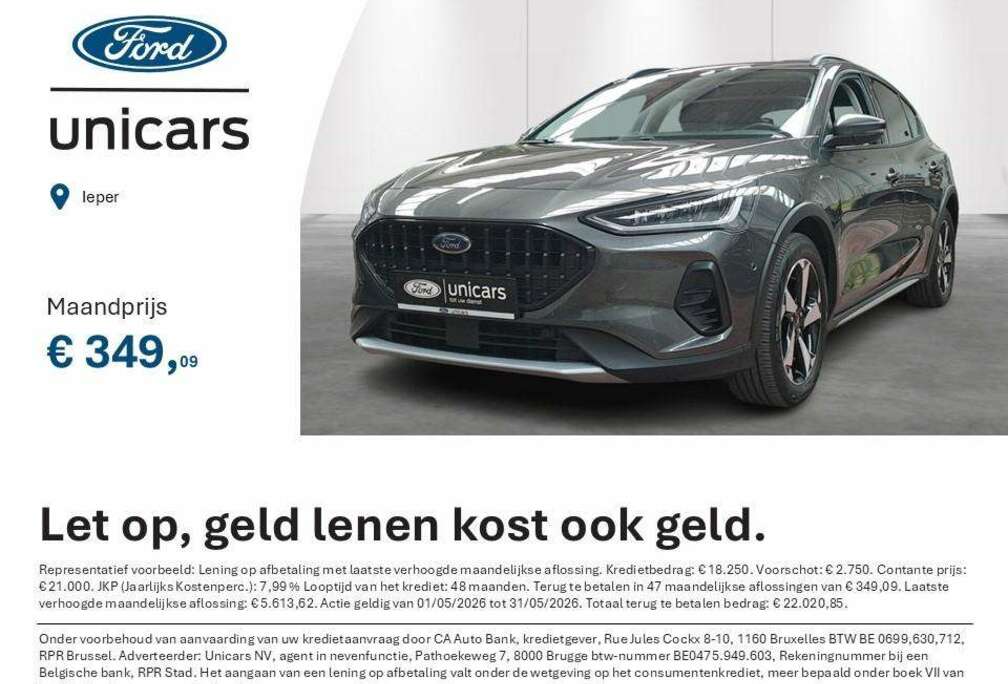 Ford 1.0i EcoBoost MHEV 92kW Active Design