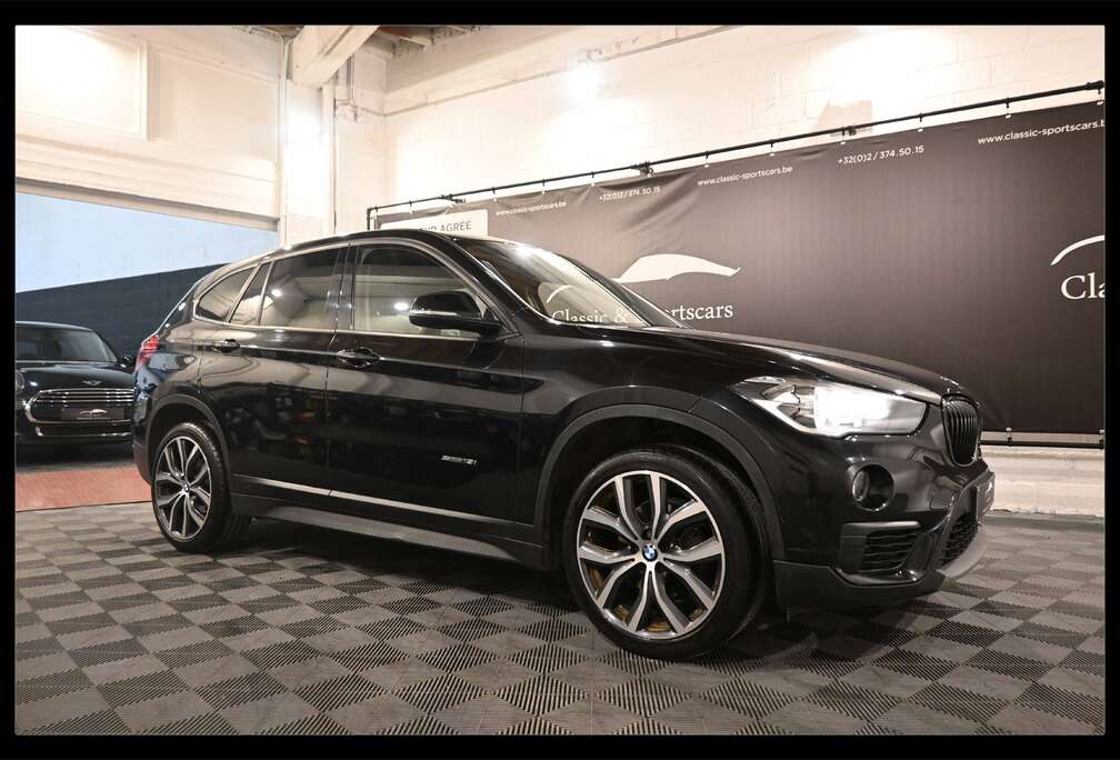 BMW X1 1.5i sDrive18 SPORT / 74.000 KM / JANTES 19 / CUIR / GPS NAVIGATION / BLUETOOTH !!