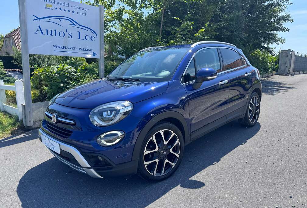 Fiat 500X Cross/camera/carplay/keyless/lane + dode hoek assist/zetelverwarming/topstaat/…