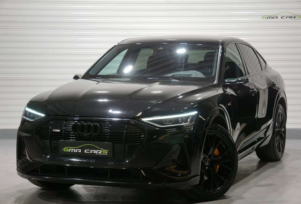 Audi E-Tron 95 kWh 55 Sportback Quattro S line-Nav-Leder-360c-Keyless-Head Up-Garantie