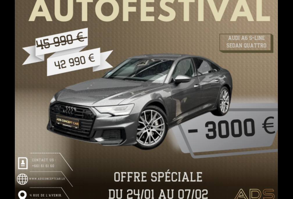 Audi S-line Sedan Sport Quattro 3.0L 340CV