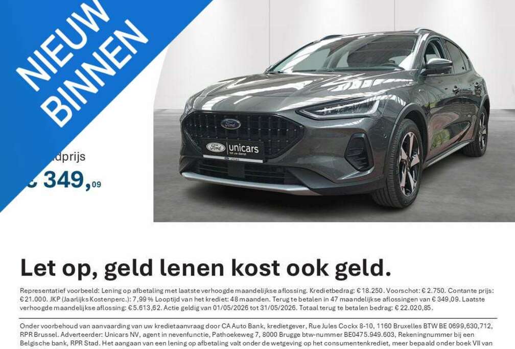Ford 1.0i EcoBoost MHEV 92kW Active Design