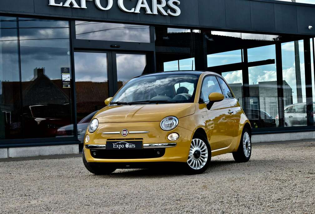 Fiat 500 1.2i Lounge *PANO DAK*PDC*AIRCO*