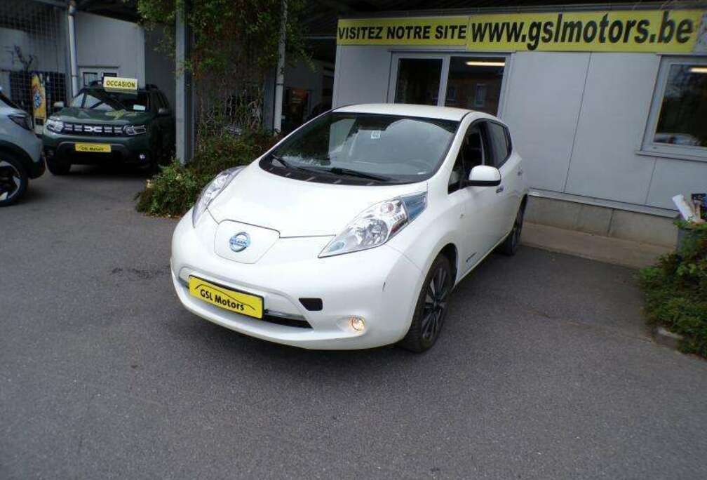 Nissan 30KWh 109cv Automatique Blanc 10/17 Airco GPS