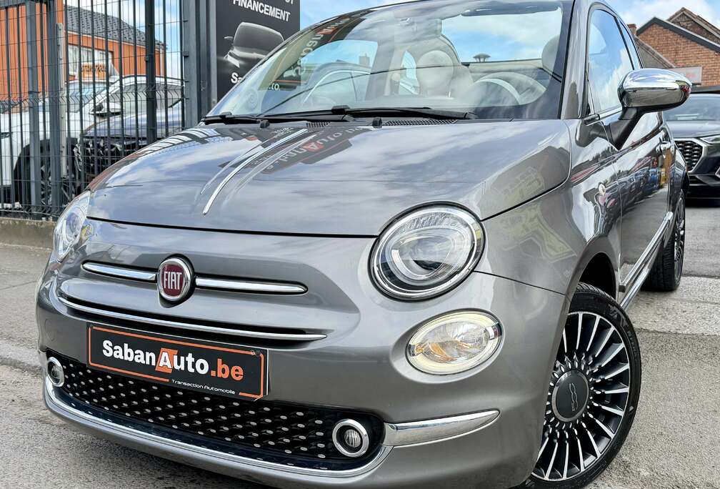 Fiat 500C 1.2i Mirror  NAVI  JANTES  AIRCO  LED  G