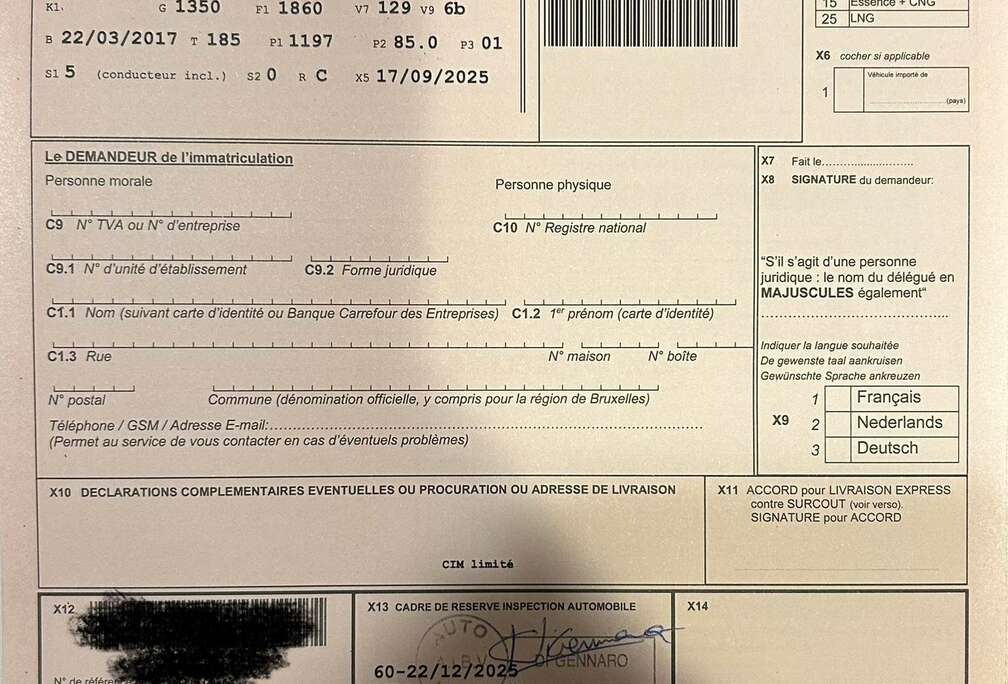 Nissan 1.2 DIG-T disponible directement CT OK, Vierge