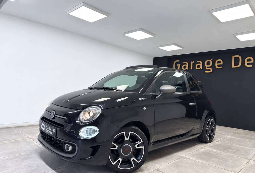 Fiat 500C 1.0i MHEV Sport**GPS**CUIR**LED**GARANTIE 12M