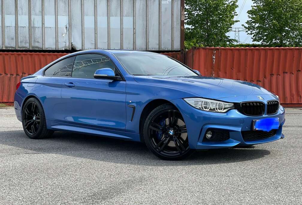 BMW Coupé 420 dA, M kleur (estoril blue), ZEER GOEDE STAAT