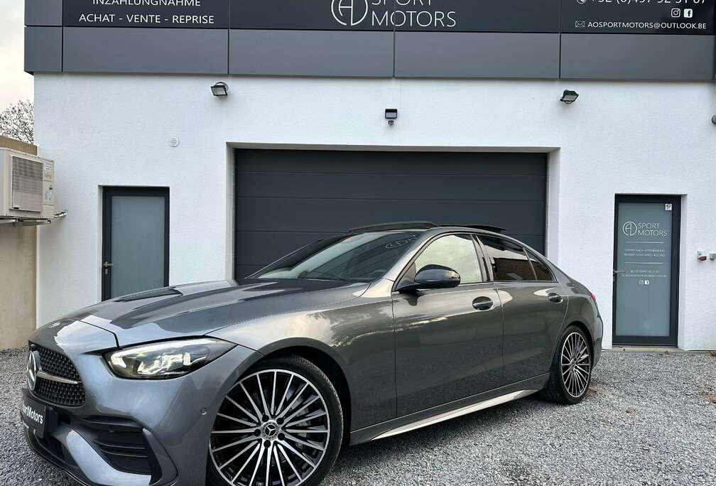 Mercedes-Benz C 180 9G-Tronic 12/2022 AMG LinePano1er main