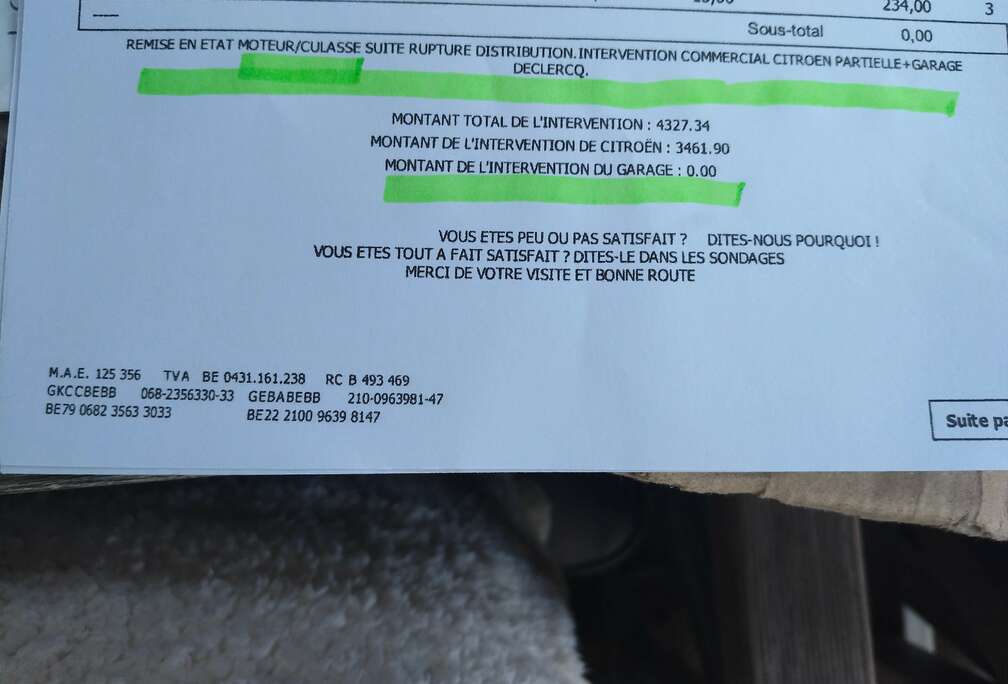 Citroen 187200km moteur revisé pour 4450€ a 150000km