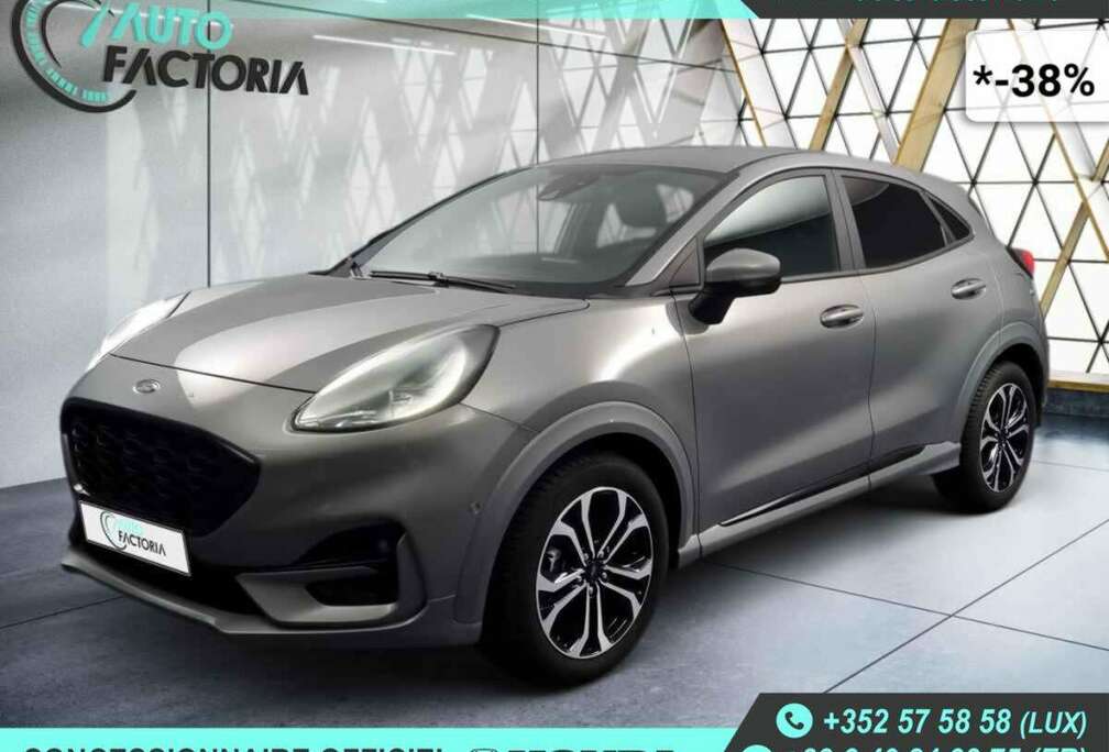 Ford -38% 1.0 HYB 155cv BVA ST Line +GPS+CAM+LED+Opts