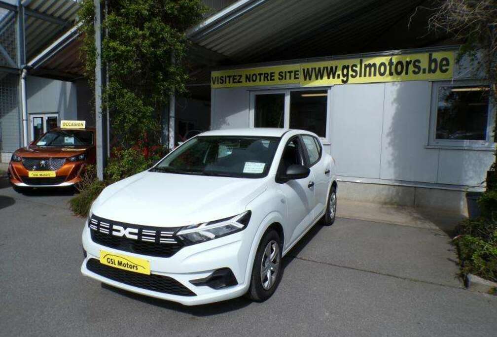 Dacia 1.0 67cv blanc 06/24 28.039km Radio Bluetooth
