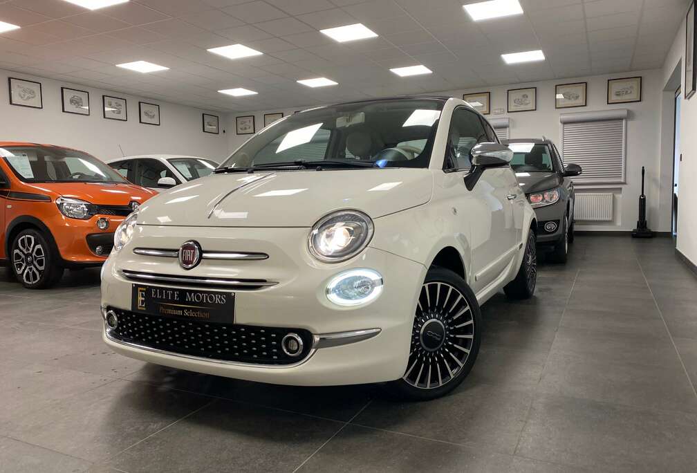 Fiat 500 1.2i Mirror 1erMAIN/ CABRIOLET / FULL OPTION/ ETAT NEUF