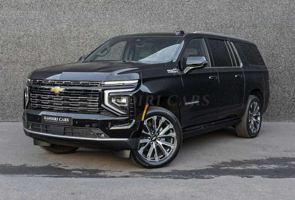Chevrolet 2026 High Country €81 000 6.2L V8 FACELIFT +22 INCH WHEELS BRIGHT MACHINED ALUMINUM AND PAINTED AFTER MIDNIGHT