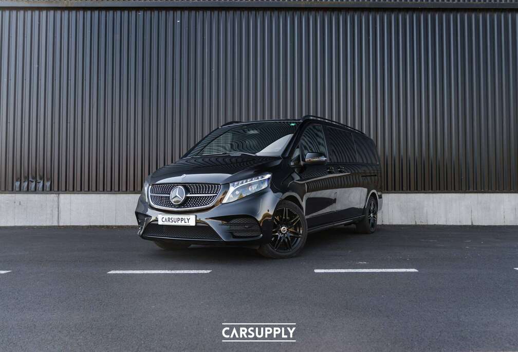 Mercedes-Benz V 250 d 4-Matic AMG Pack - BTW aftrekbaar - 360 Camera - Verwarmde zetels - Black on black