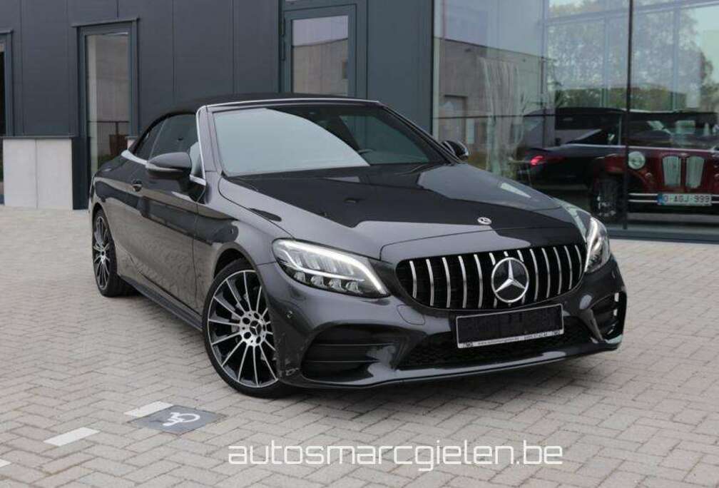 Mercedes-Benz Cabriolet C 180 AMG Line Plus, Automaat, Navi, Camera, Airscarf, Carplay, Zetelverwarming, 19\