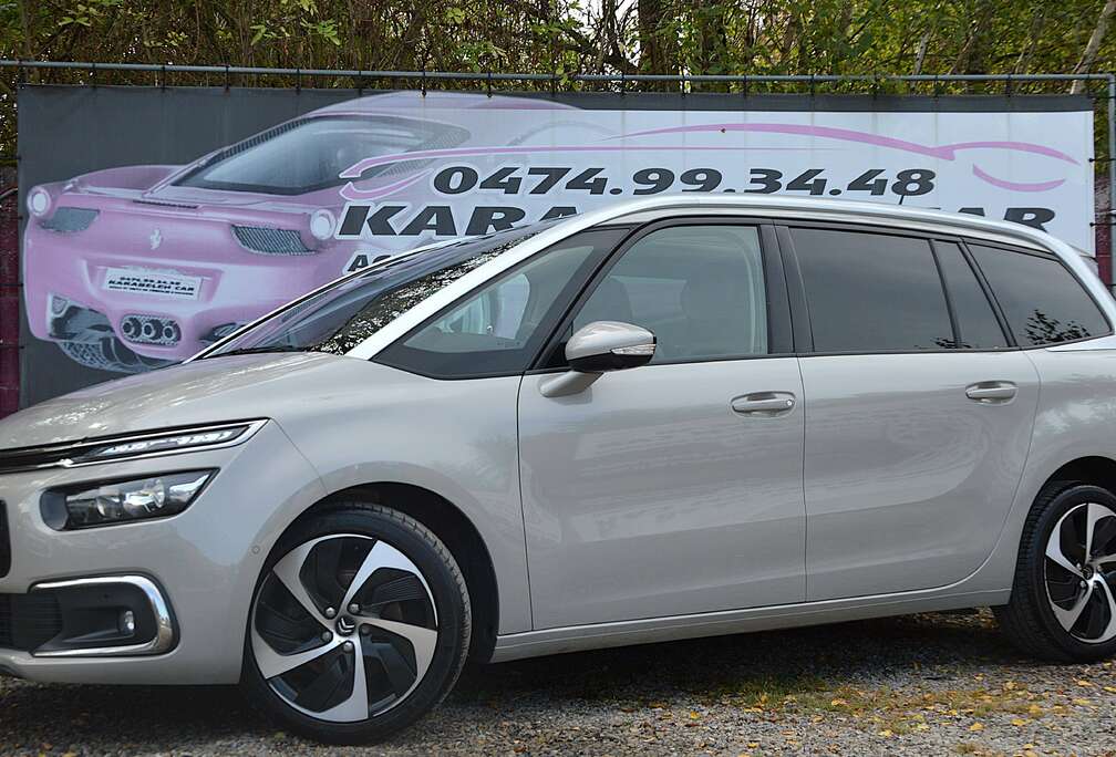 Citroen Grand 2.0BlueHDi Shine BOITE AUT 7PL NAV TOIT PANO CAM360 54.447KM