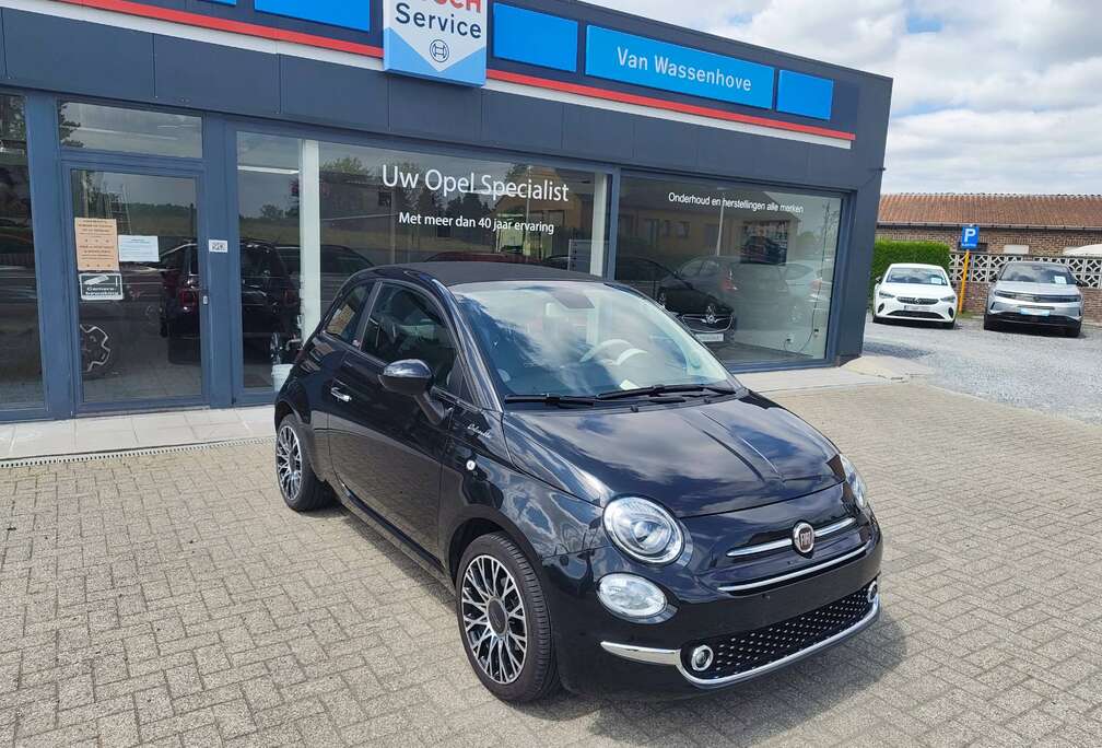 Fiat 500C 1.2i Hybrid Cabrio, slechts 33069 km !