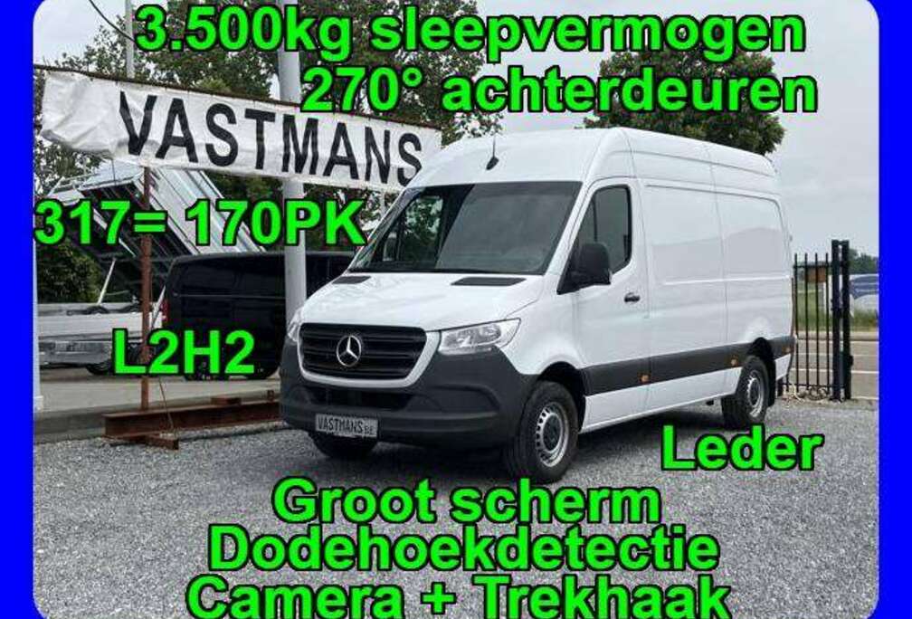 Mercedes-Benz 317 36.000+BTW / Trekhaak 3500KG / 270 Deuren / L2H2 L2 H2