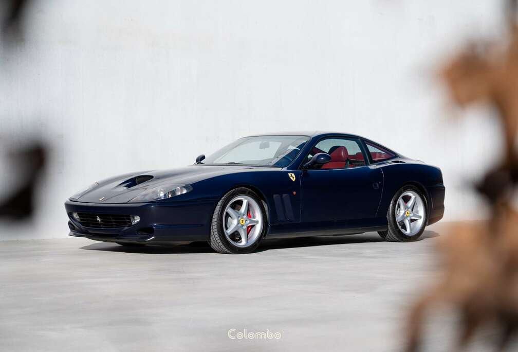 Ferrari Fiorano handeling - Pozzi Blue - Carbon interior