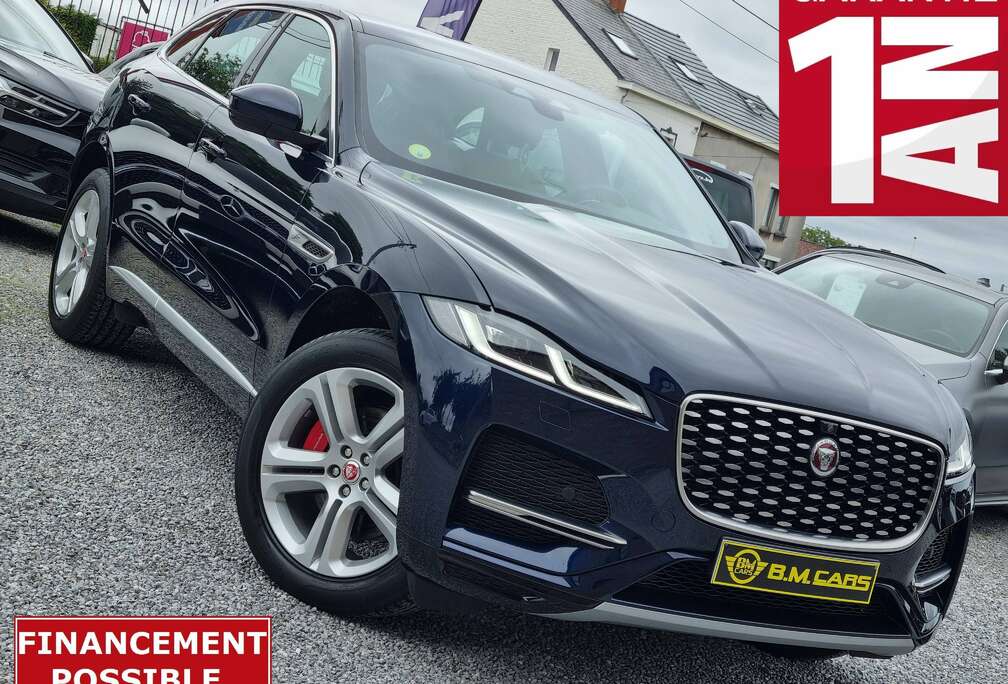 Jaguar 2.0 D MHEV AWD D165 HYBRIDKEYLESS-CUIR-GPS-CAMERA360-CLIM-JANTES-CRUISE-LED-FULL OPTIONS