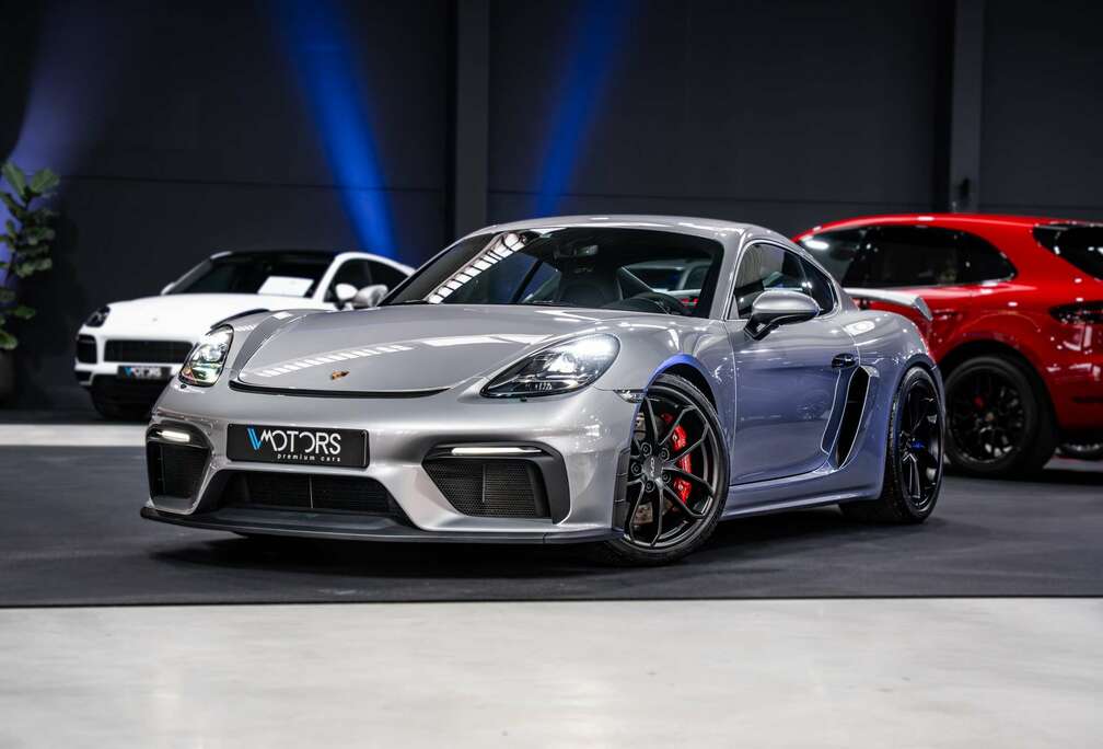 Porsche Cayman GT4 4.0 PDK - GT SILVER - VAT - Sportchrono