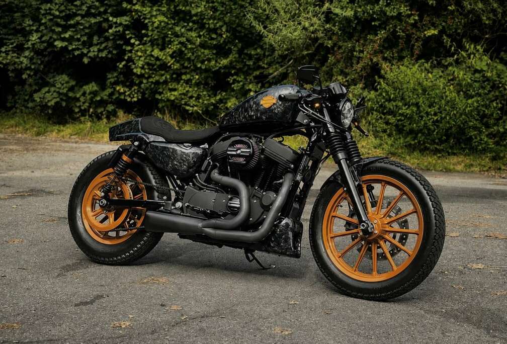 Iron 883 Café Racer Full Carbon Custom Neuve UNIQUE