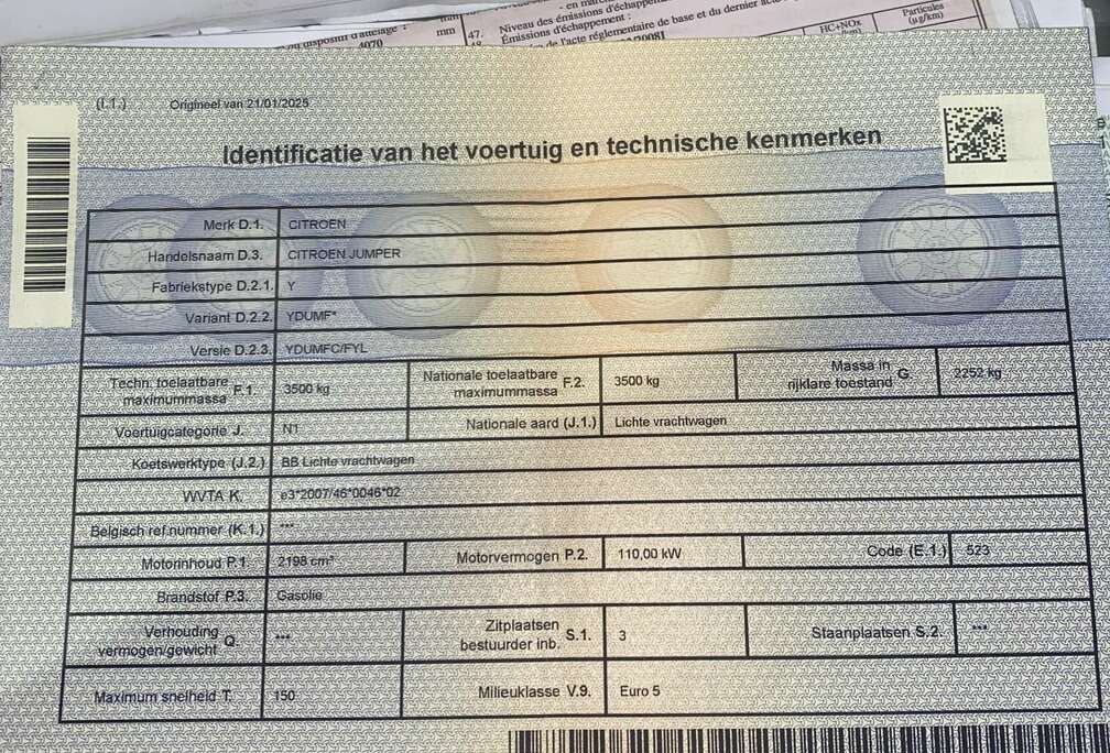 Citroen 2.2 HDi L4H3 FAP (EU5)