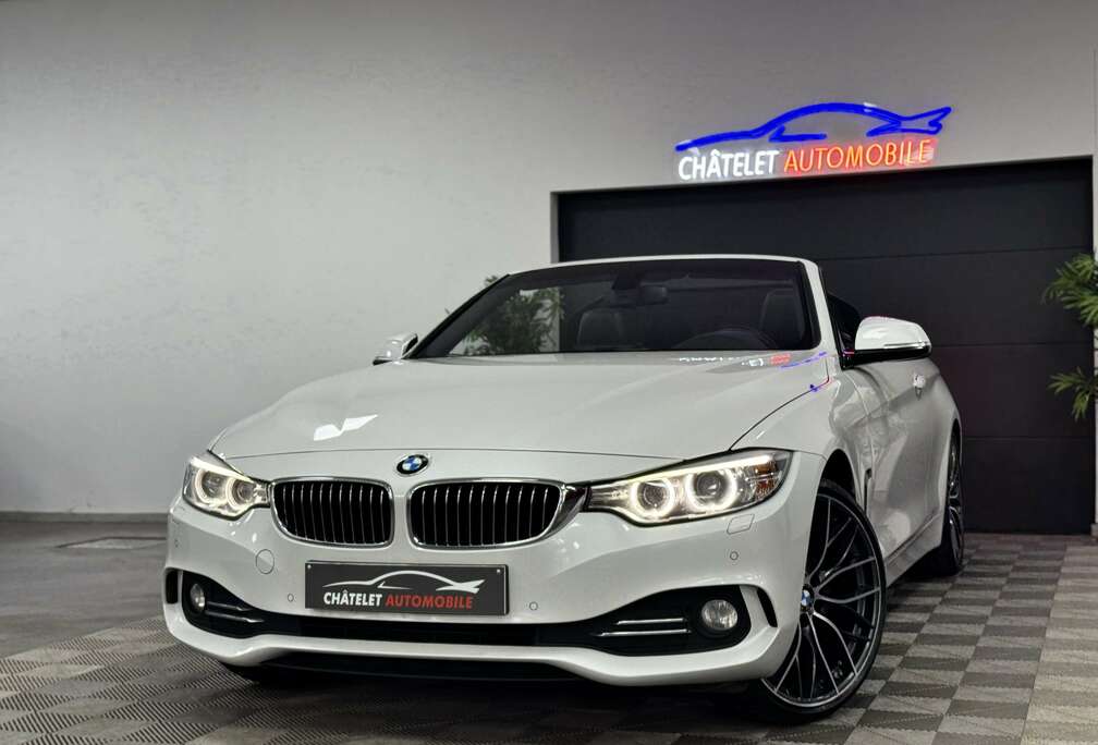 BMW Cabrio 420 D Euro 6b Pack Luxury Harman Kardon état neuf