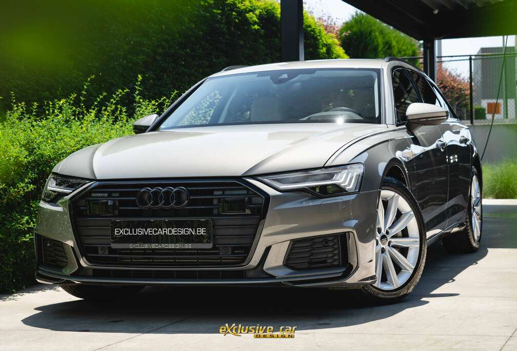 Audi Avant 45 TFSI Quattro S line /Parelmoerbeige int./Zetelverw. & verkoeling/Memory/Matix LED/HUD/Trekhaak/ACC/Adapt. demper