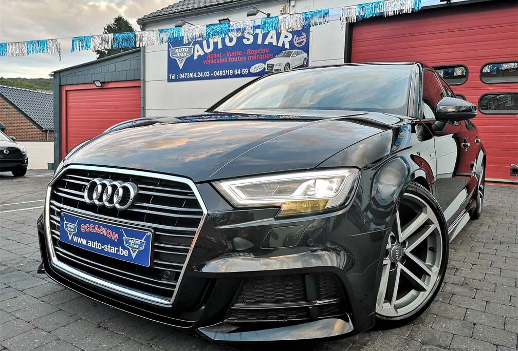 Audi 30 TFSI*S-LINE*PACK-NIGHT*XENON*LED*CUIR*CLIM*JA18