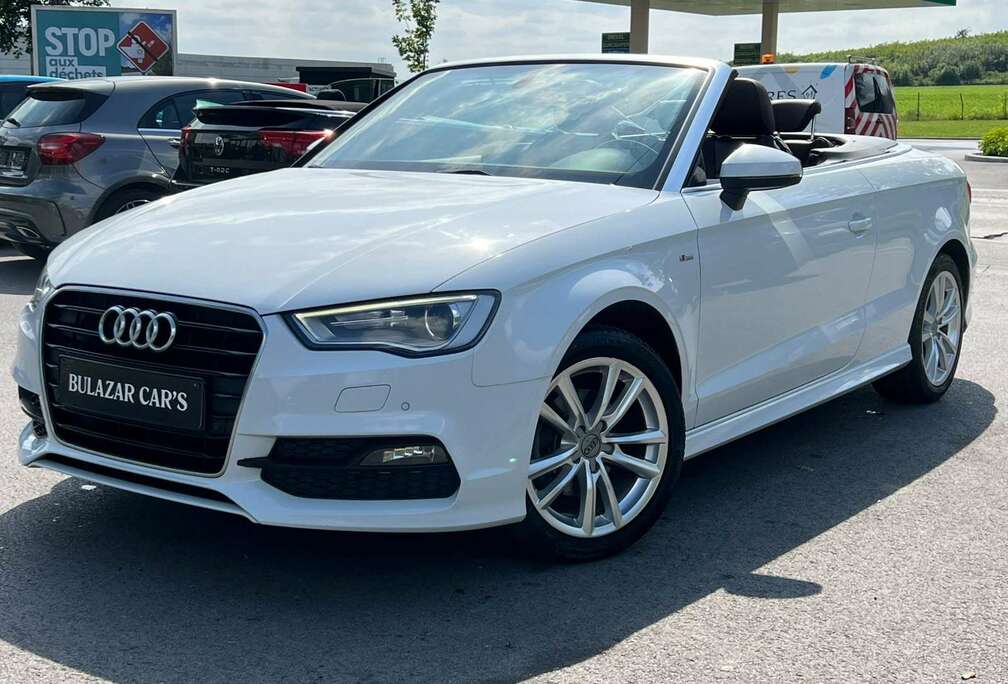 Audi A3 Cabriolet 1.6 TDi S line GARANTI ECRAN CLIM CUIR XENON