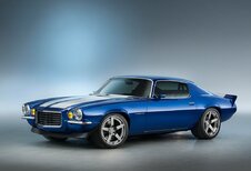 Een echte gemoderniseerde Camaro uit 1970 op de SEMA Show