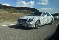 Mercedes Classe S restylée en route camouflée