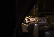 Lexus LFA zwaar beschadigd